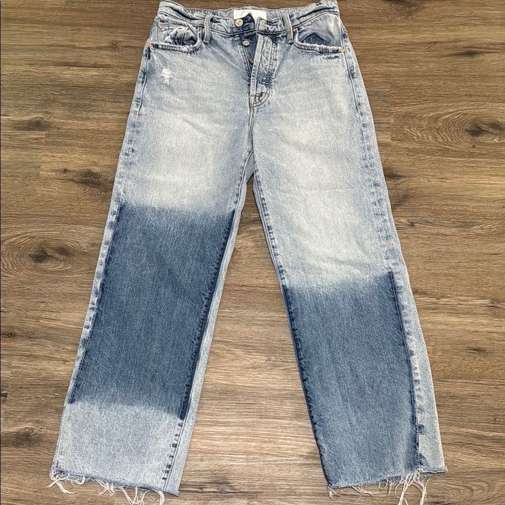 Mother jeans size - 27 - The Rambler Ankle Fray Jeans Two Tone